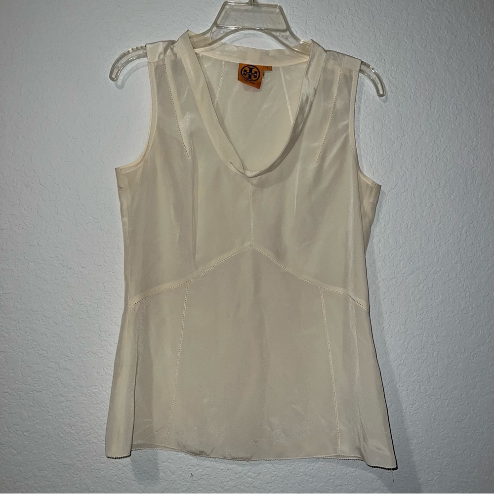Tory Burch silk sleeveless top